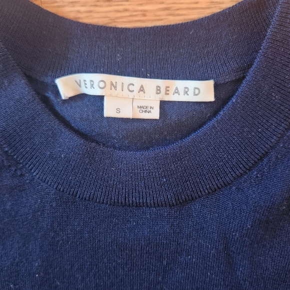 GUC Veronica Beard Roscoe Merino Wool Striped Sweater, Size S - Picture 4 of 7